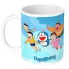 Doraemon Ceramic Coffee Mug | Anime Printed Tea & Coffee Mug | 325ml Gift Cup for Kids & Fans